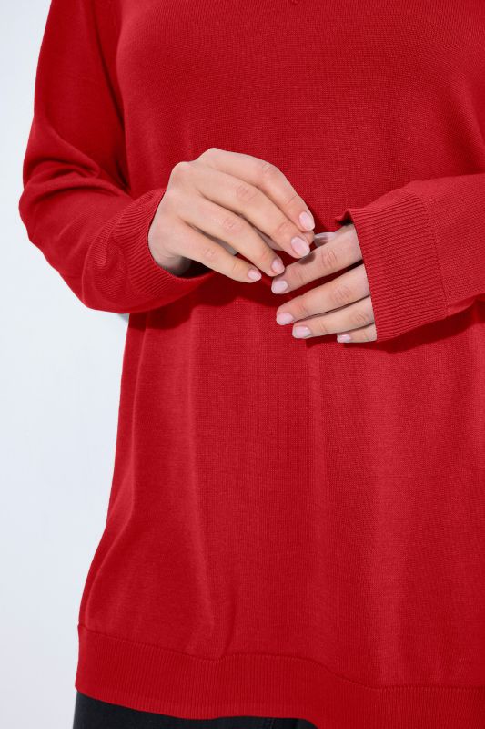 Casual V-Neck Long Sleeve Sweater