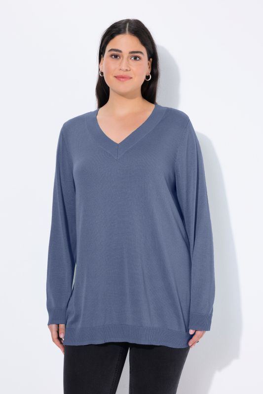 Casual V-Neck Long Sleeve Sweater