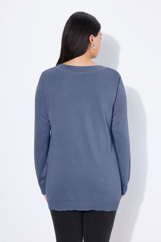 Casual V-Neck Long Sleeve Sweater