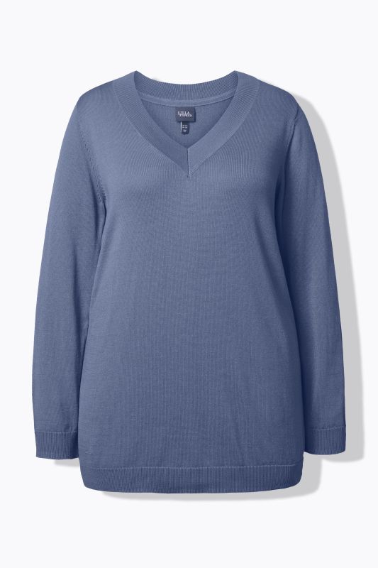 Casual V-Neck Long Sleeve Sweater