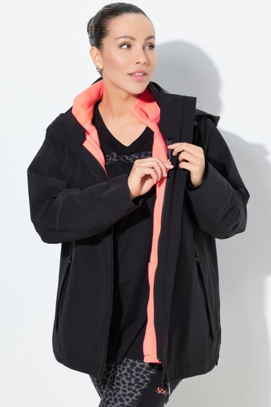 Modular Fleece Zip Front Jacket