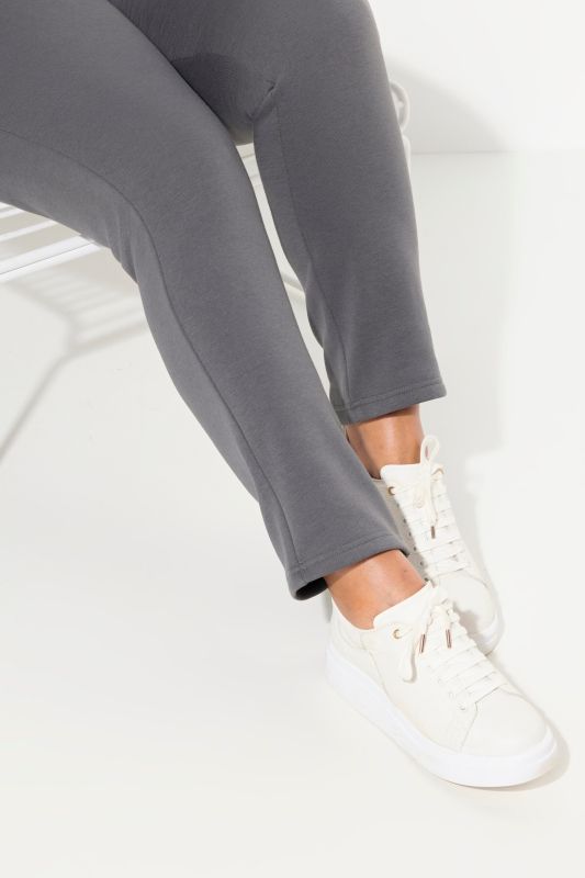 Basic Drawstring Elastic Waist Cotton Blend Joggers