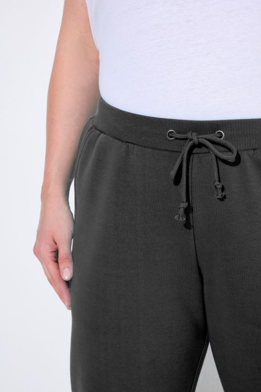 Basic Drawstring Elastic Waist Cotton Blend Joggers