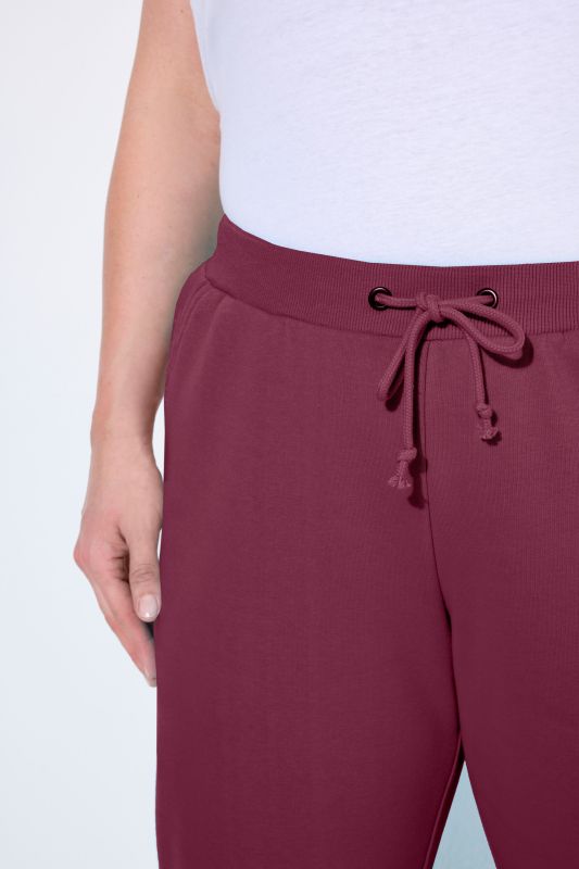 Basic Drawstring Elastic Waist Cotton Blend Joggers