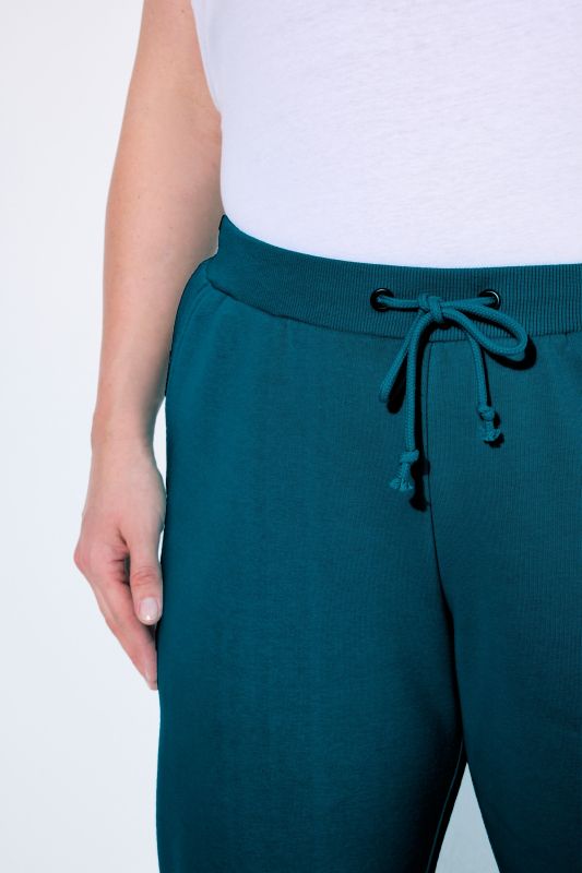 Basic Drawstring Elastic Waist Cotton Blend Joggers