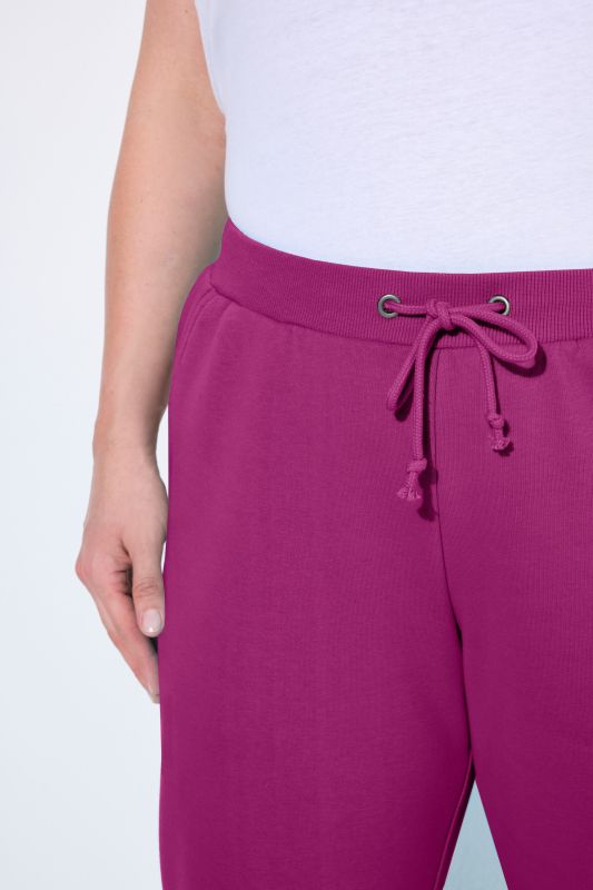 Basic Drawstring Elastic Waist Cotton Blend Joggers