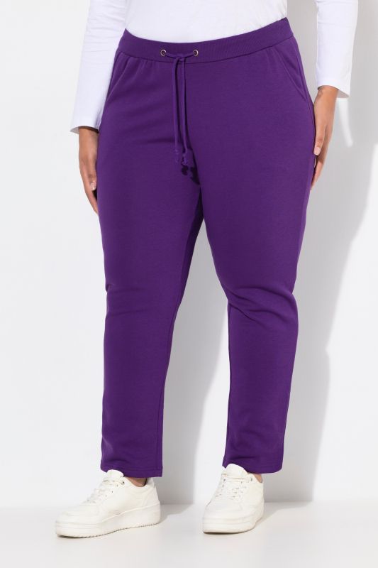 Basic Drawstring Elastic Waist Cotton Blend Joggers