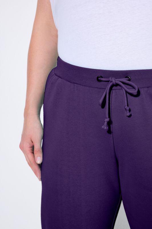Basic Drawstring Elastic Waist Cotton Blend Joggers