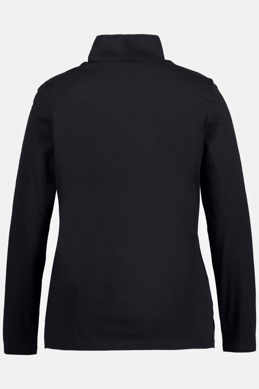 Cotton Knit Slim Fit Turtleneck
