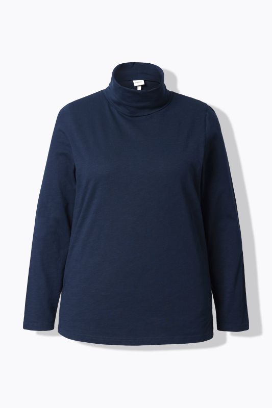 Cotton Knit Slim Fit Turtleneck