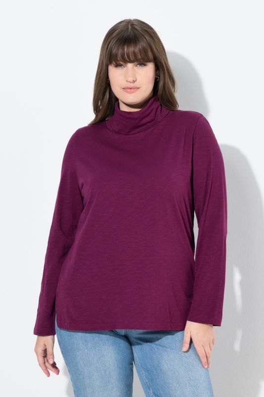 Cotton Knit Slim Fit Turtleneck