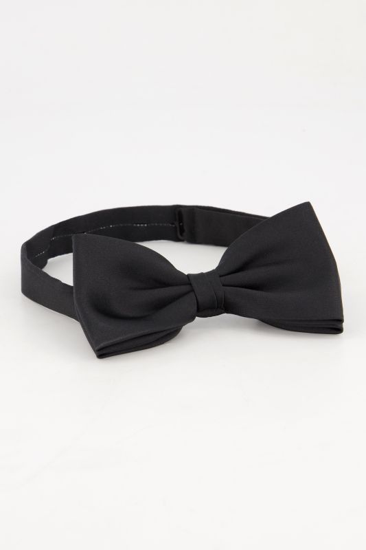 Bow tie with strap, pure silk