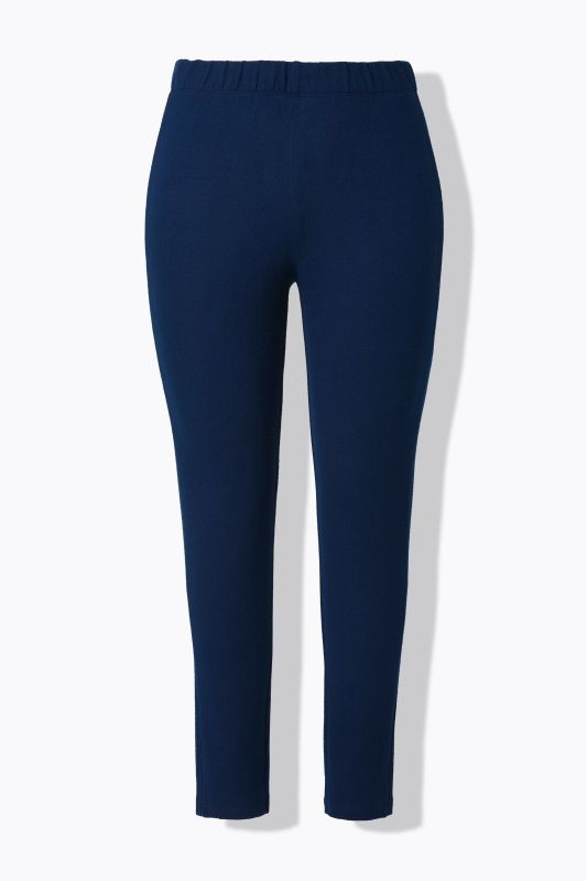 Side Stripe Elastic Waist Stretch Knit Lounge Leggings