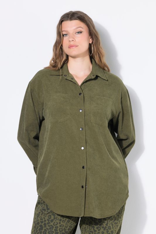 Oversized Fit Corduroy Shirt