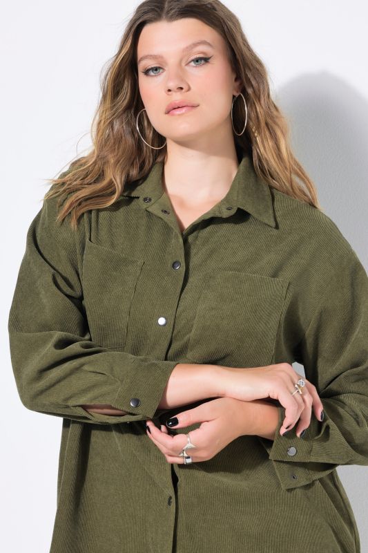 Oversized Fit Corduroy Shirt