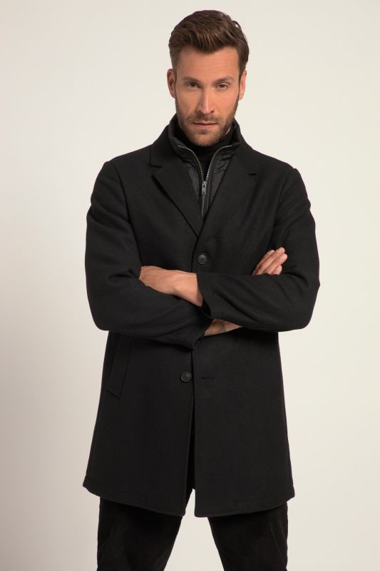 Wool-blend coat