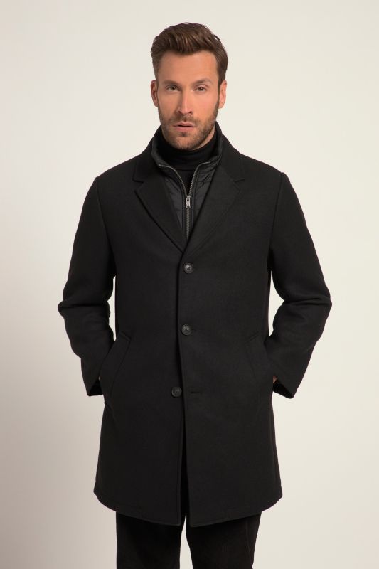 Wool-blend coat