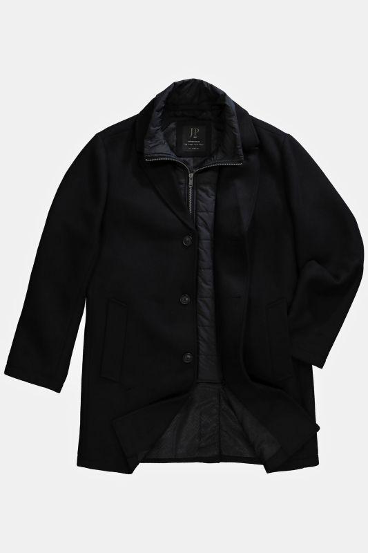 Wool-blend coat