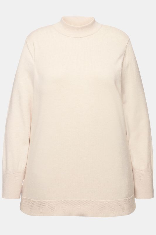 Long Sleeves Mock Turtleneck Sweater