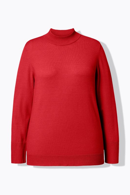 Long Sleeves Mock Turtleneck Sweater