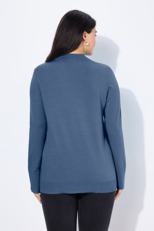 Long Sleeves Mock Turtleneck Sweater
