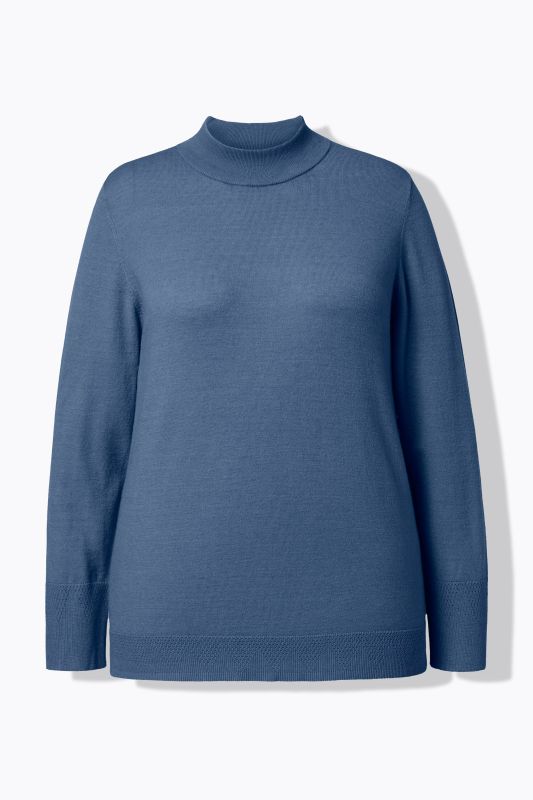 Long Sleeves Mock Turtleneck Sweater