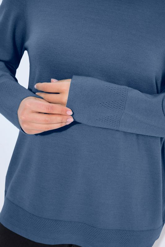 Long Sleeves Mock Turtleneck Sweater