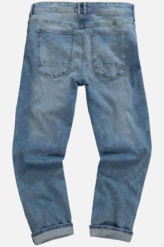 Jeans, denim, FLEXNAMIC®, stomach fit, straight fit, 5-pocket, up to size 36/72