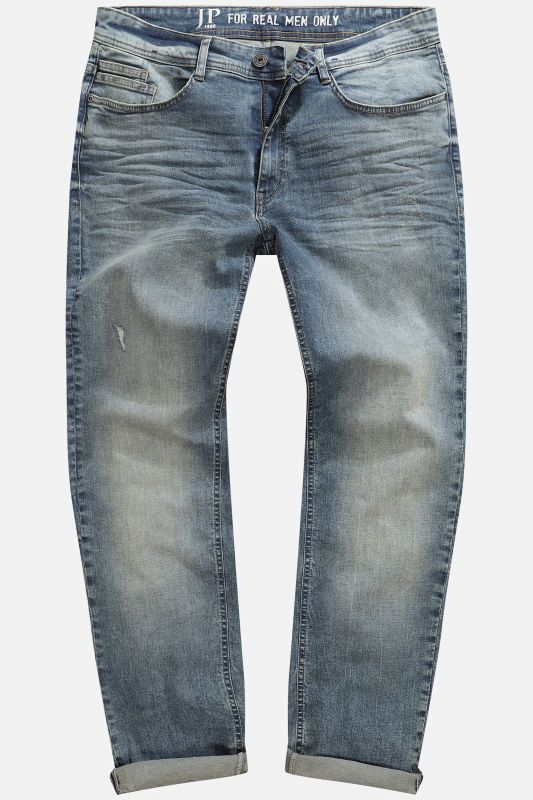 Jeans, denim, FLEXNAMIC®, stomach fit, straight fit, 5-pocket, up to size 36/72
