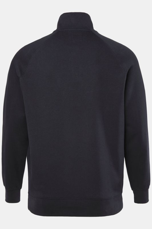 Sweat fabric half-zip, stomach fit
