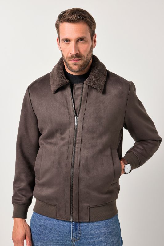 JP AWARE bomber jacket, faux leather