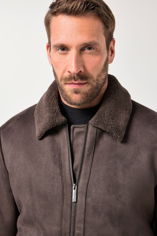 JP AWARE bomber jacket, faux leather