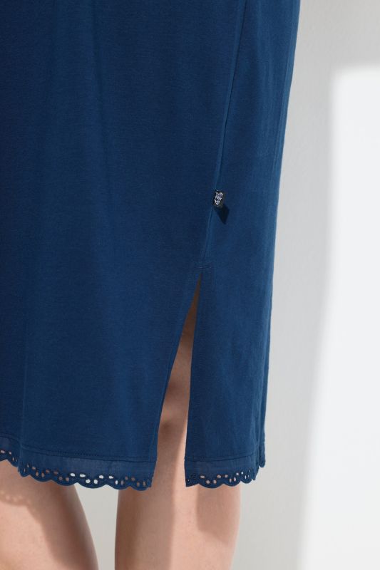 Broderie Anglaise Detail 3/4 Sleeve Nightgown