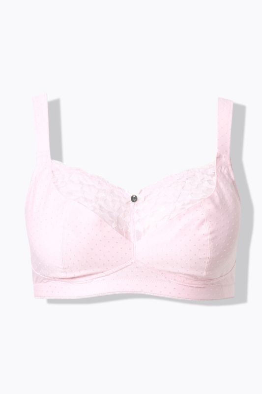Lace Detail Underwire-Free Bra