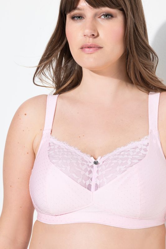 Lace Detail Underwire-Free Bra