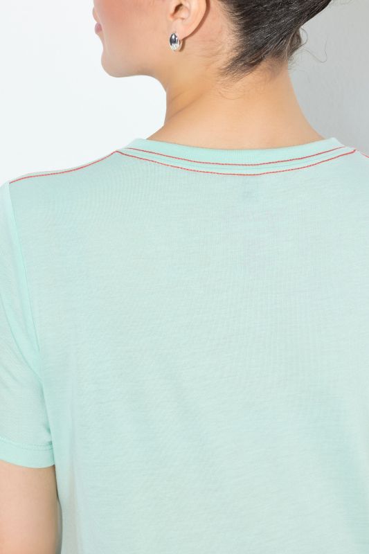 Antibacterial Graphic Lettering Short Sleeve Tee