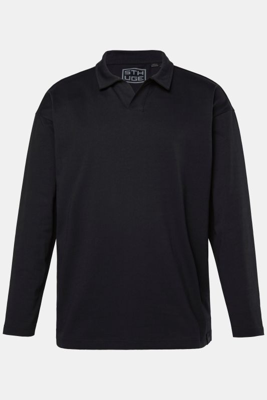 STHUGE long-sleeved polo shirt