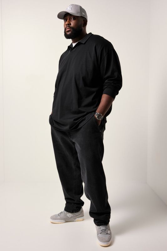 STHUGE long-sleeved polo shirt