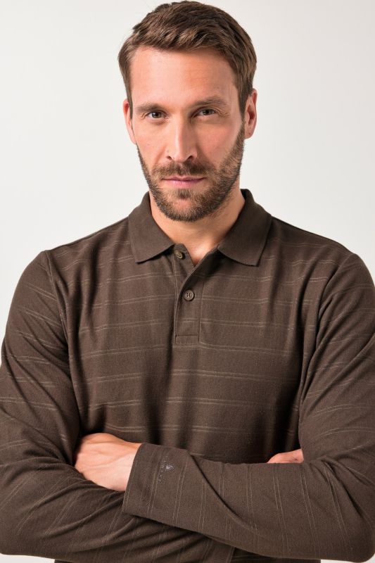 JP AWARE long-sleeved polo shirt