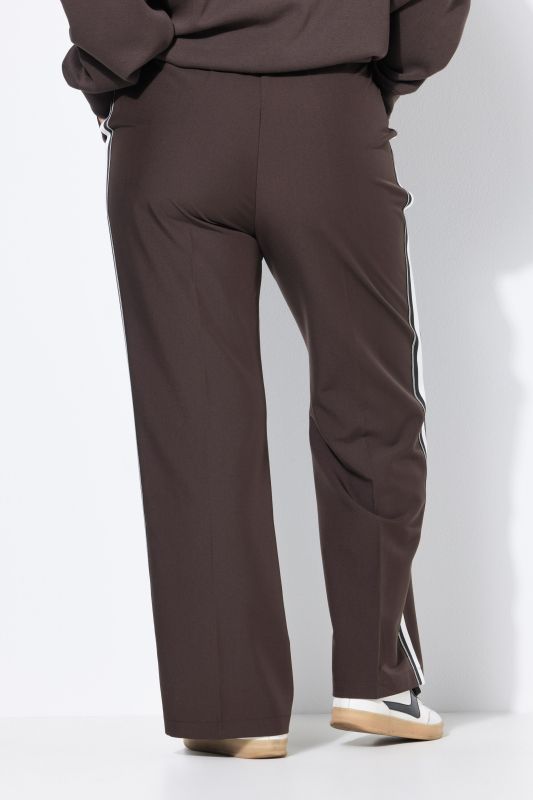 Side Stripe Elastic Waist Pants