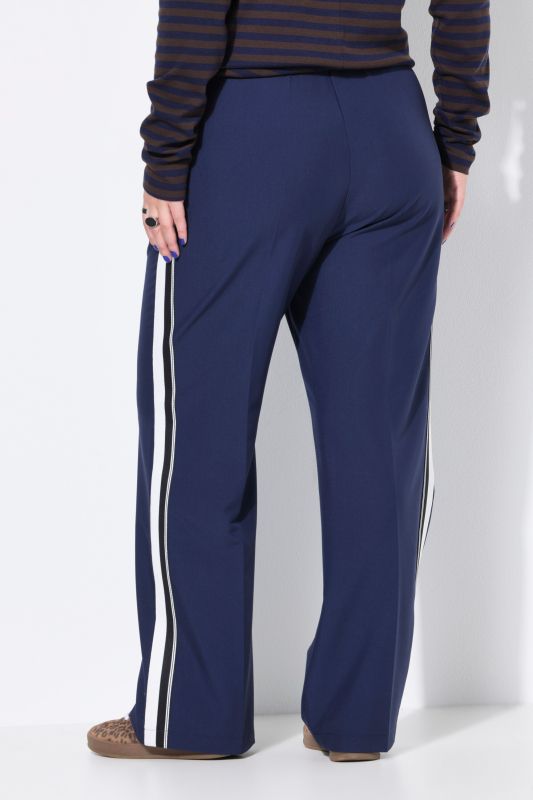Side Stripe Elastic Waist Pants