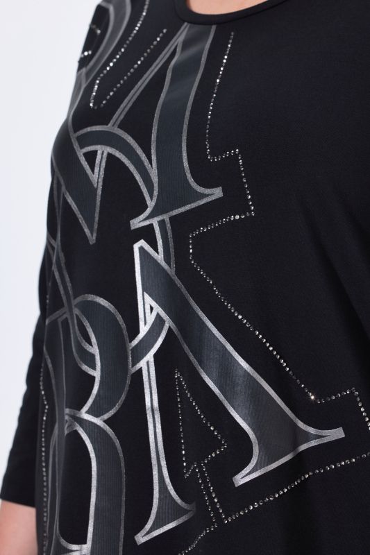UPMV Letter Graphic 3/4 Sleeve Tee