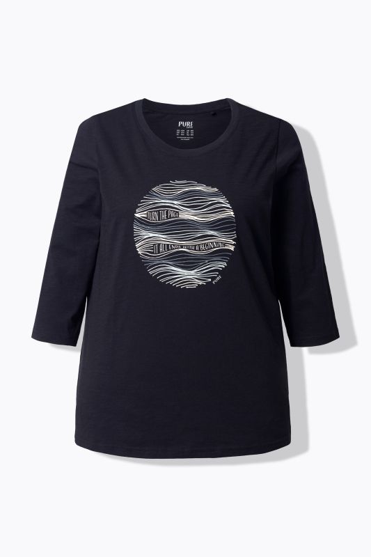 Eco Cotton 3/4 Sleeve Graphic Tee