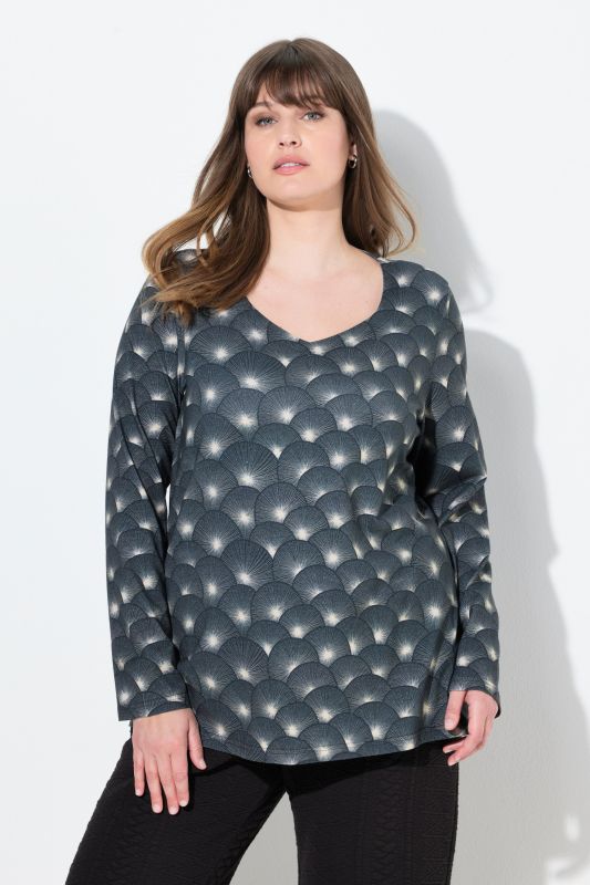 Eco Cotton Dandelion Print Long Sleeve Tee