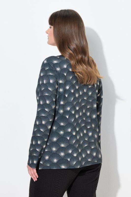 Eco Cotton Dandelion Print Long Sleeve Tee