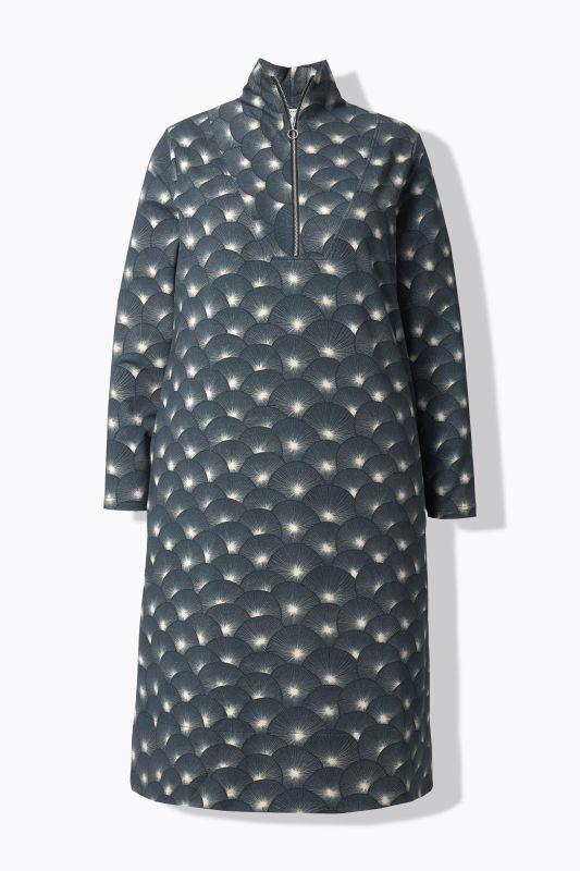 Eco Cotton Dandelion Print Sweatshirt Dress