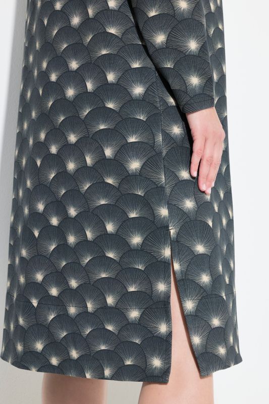 Eco Cotton Dandelion Print Sweatshirt Dress