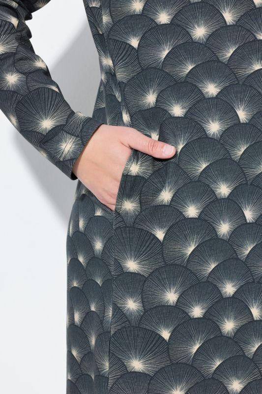 Eco Cotton Dandelion Print Sweatshirt Dress