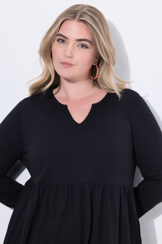 Empire Knit A-Line Pocket Dress