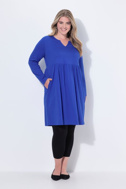 Empire Knit A-Line Pocket Dress